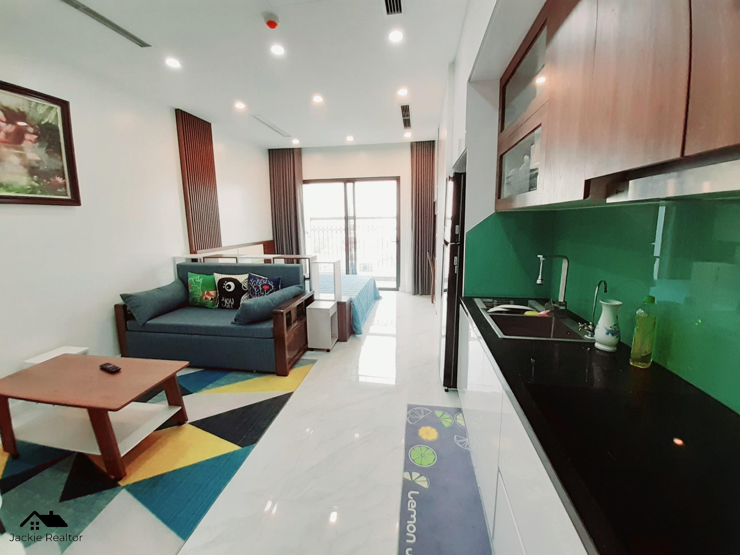Studio apartments for rent in D'.El Dorado Premium, 659A Lac Long Quan, Tay Ho, Hanoi (1)