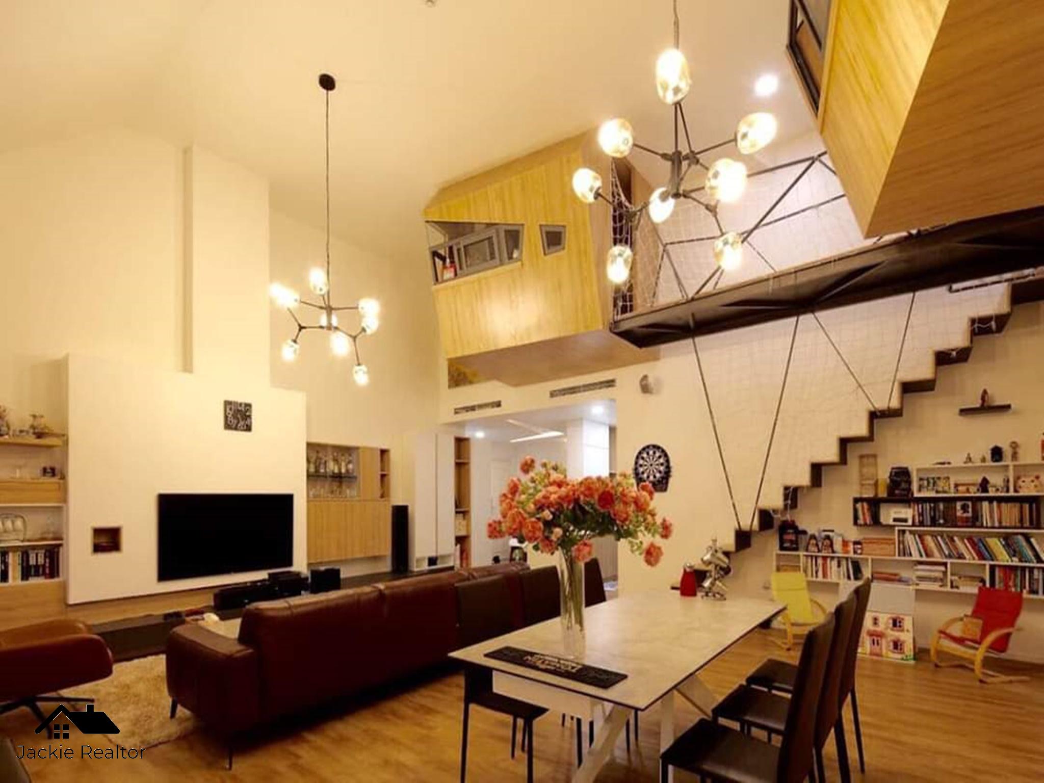 Duplex penthouse apartment for rent in G2, G3 Ciputra Hanoi Urban (4)