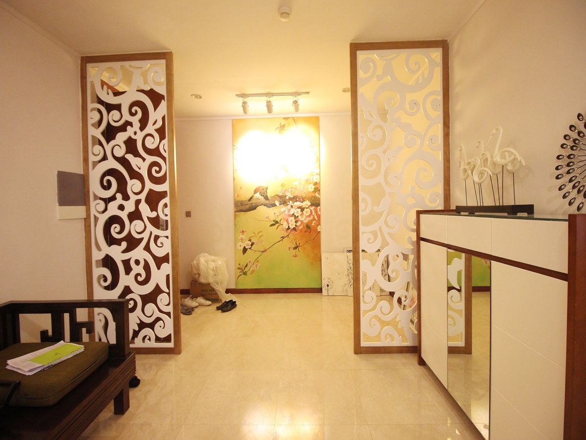 Colorful fully-equipped apartment for rent in L2, The Link Ciputra Hanoi, next to golf course (10)