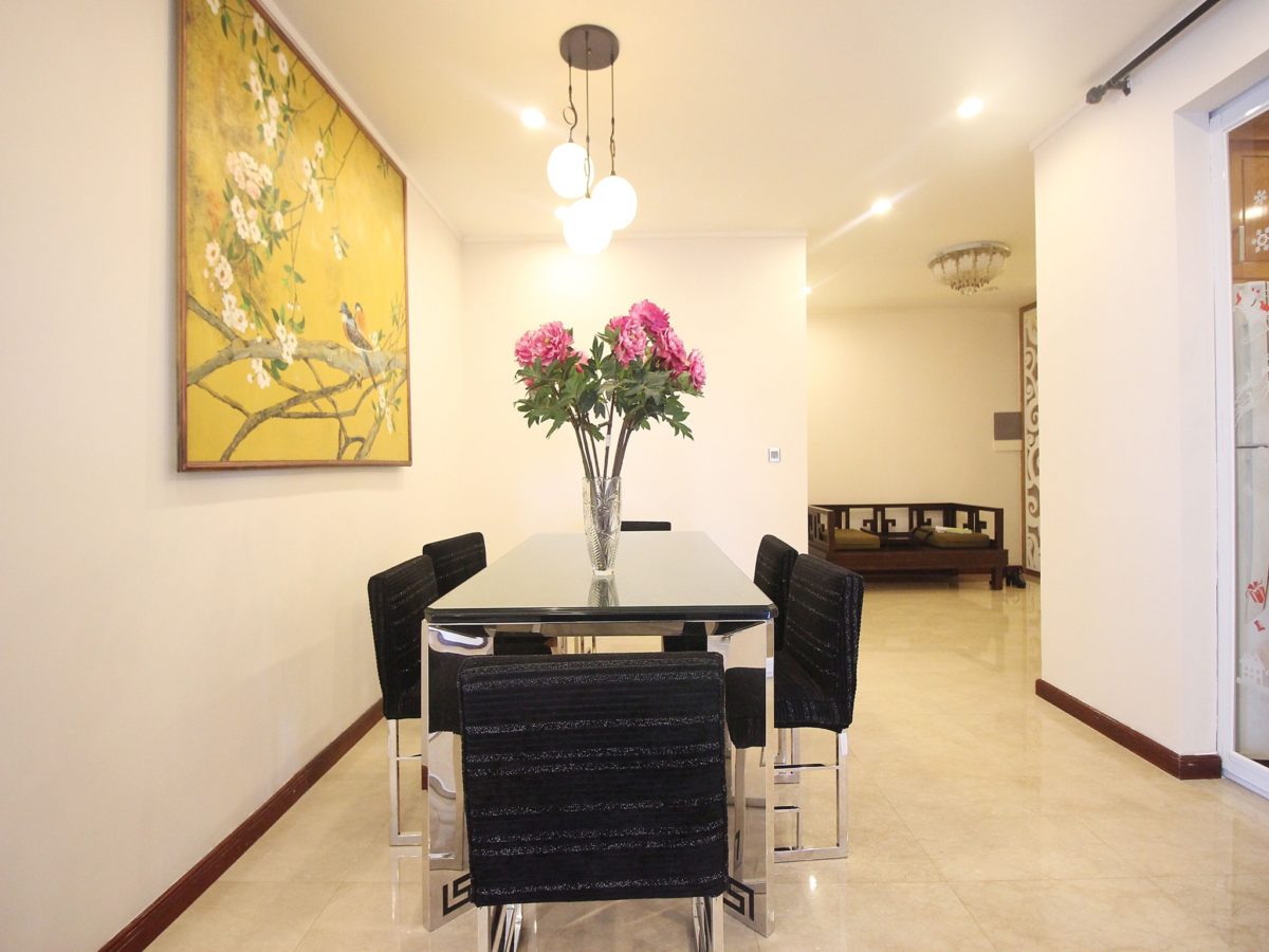 Colorful fully-equipped apartment for rent in L2, The Link Ciputra Hanoi, next to golf course (15)