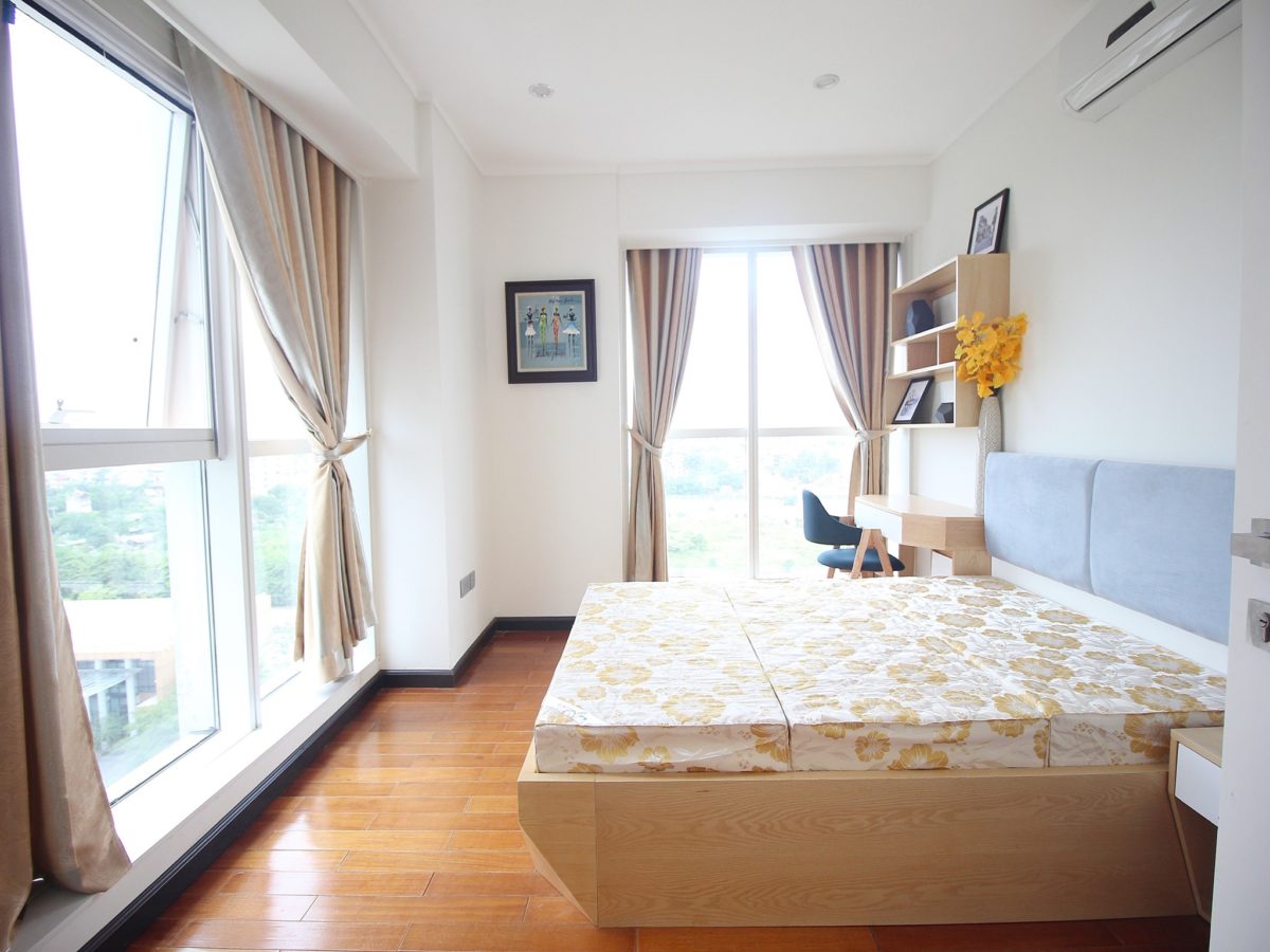 Fully furnished apartment for rent in L2 Building, The Link Ciputra Hanoi, next to golf course and club (13)