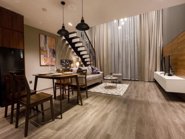 Lake view loft apartment for rent in PentStudio West Lake Hanoi (3)