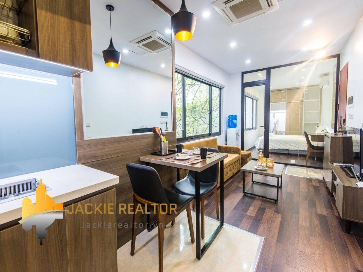 Affordable 1BR serviced apartment for rent in Ba Dinh Distr (5)
