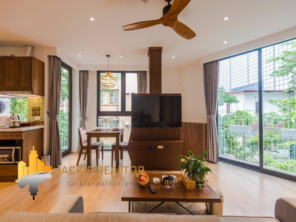 Wonderful 1BR serviced apartment for rent in Linh Lang Str., Ba Dinh Distr (14)