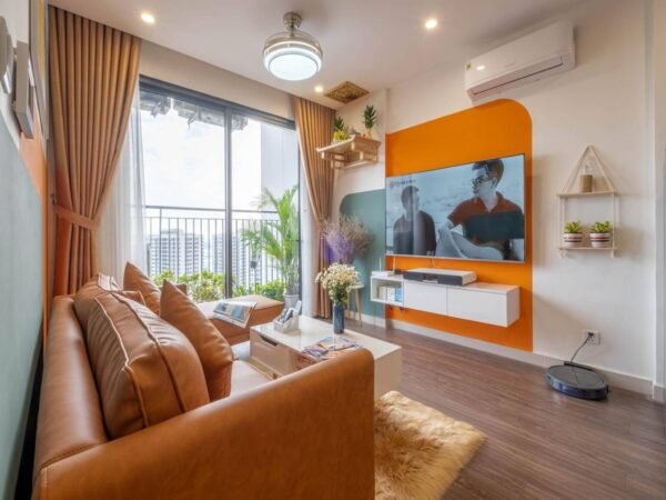 Splendid Vinhomes Smart City apartment for rent 2BRs - 59sqm - 450USD (1)