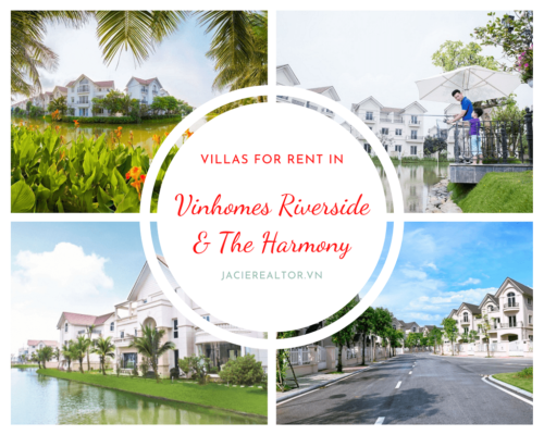 Villas for rent in Vinhomes Riverside & The Harmony Long Bien