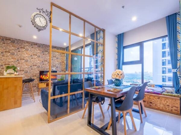 Amazing colorful 2BRs apartment for rent in Vinhomes Ocean Park (1)