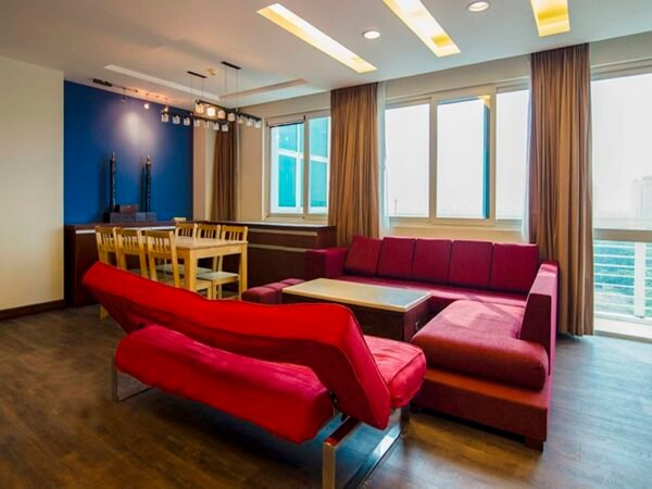 Inspiring apartment for rent in E4 E5 Ciputra Hanoi (1)