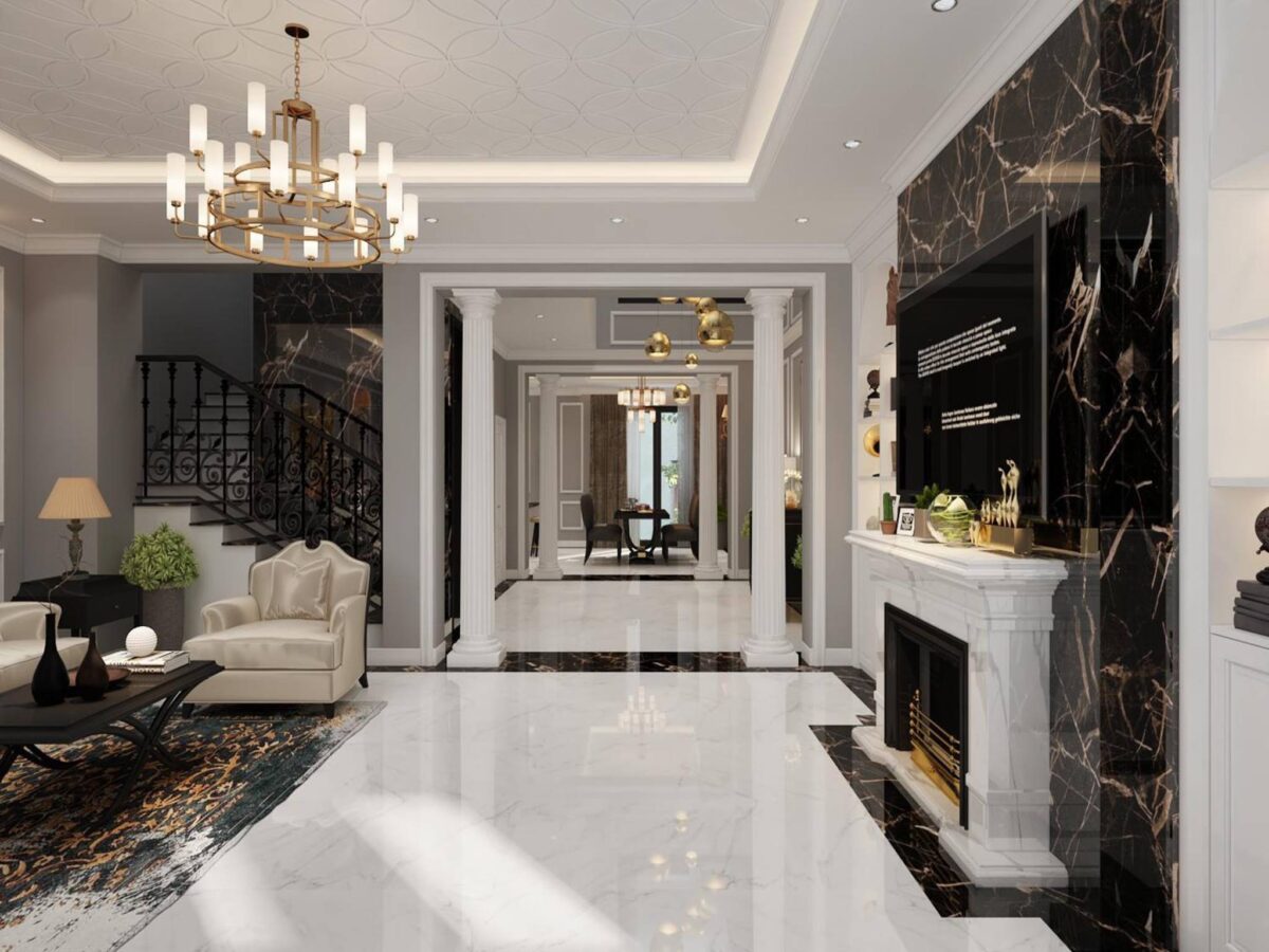 Modern duplex villa for rent in Vinhomes The Harmony (3)