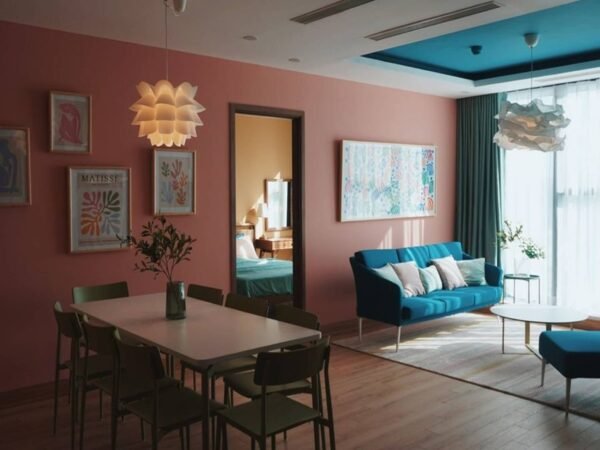 Nice funky-style 3BRs apartment for rent in Sunshine City (2)