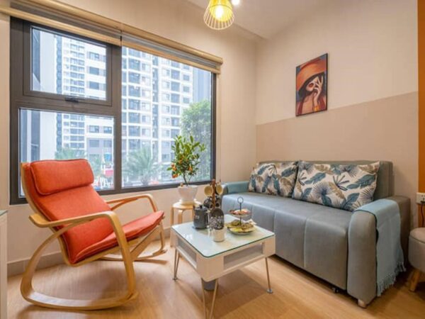 Scandinavian-style studio apartment for rent in Vinhomes Ocean Park (1)
