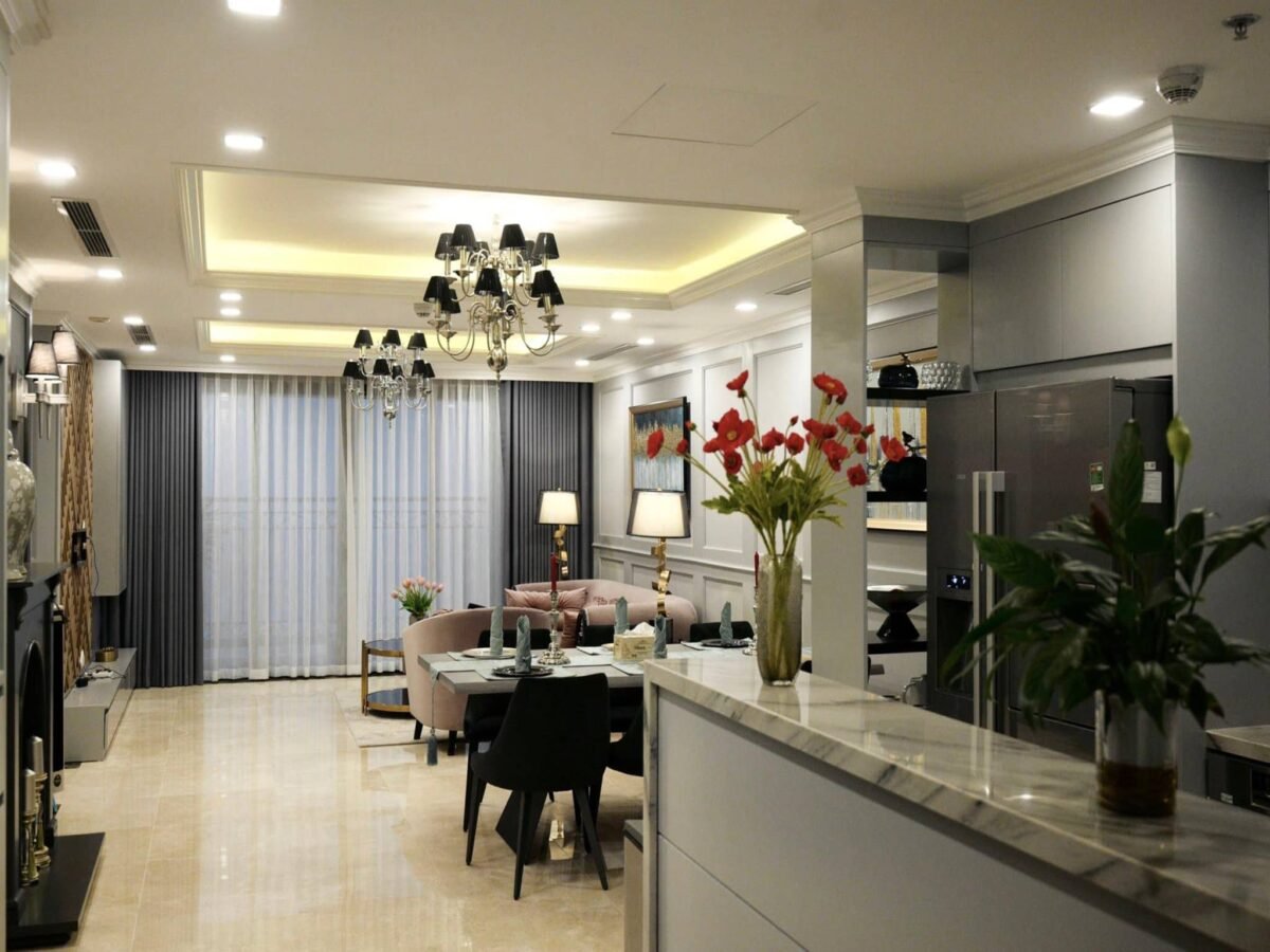 Speechless beautiful apartment for rent at D' Le Roi Soleil 59 Xuan Dieu (1)