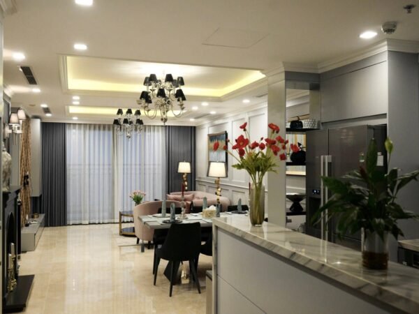 Speechless beautiful apartment for rent at D' Le Roi Soleil 59 Xuan Dieu (1)