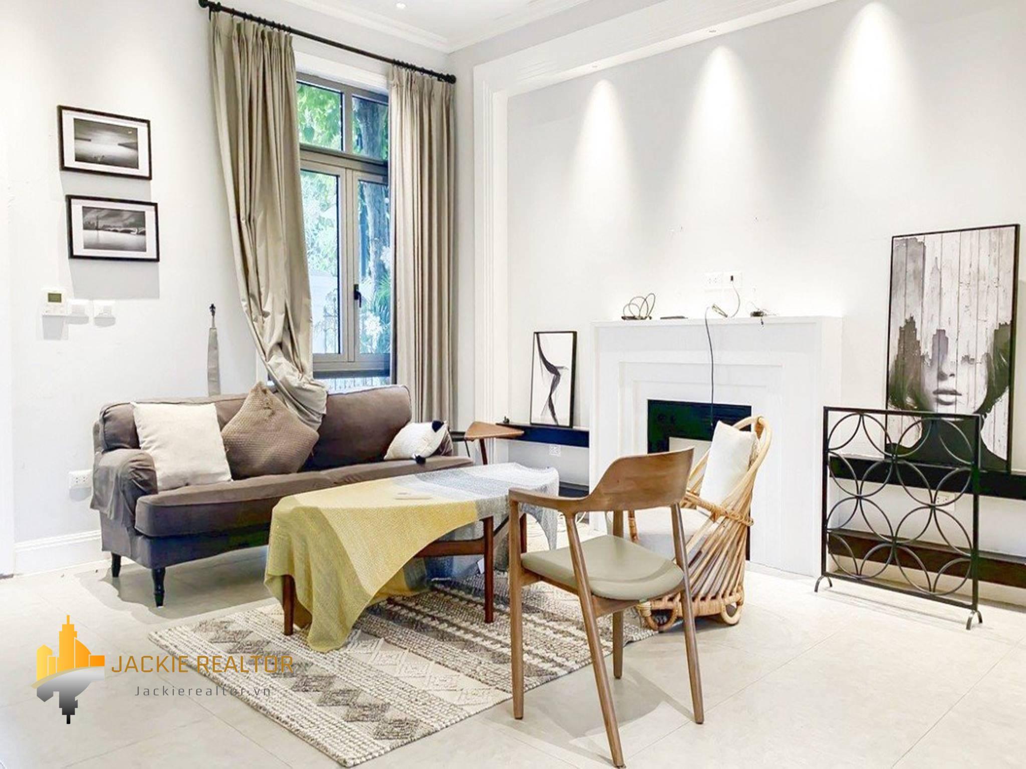 Lovely Scandinavian-style villa for lease in Vinhomes The Harmony (1)