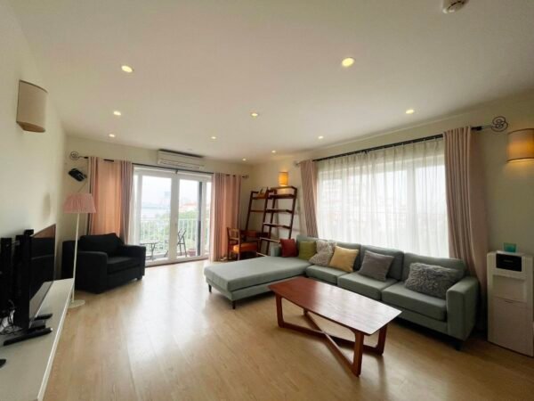 Pretty 3BHK apartment for rent in Lane No. 67 To Ngoc Van Str (1)