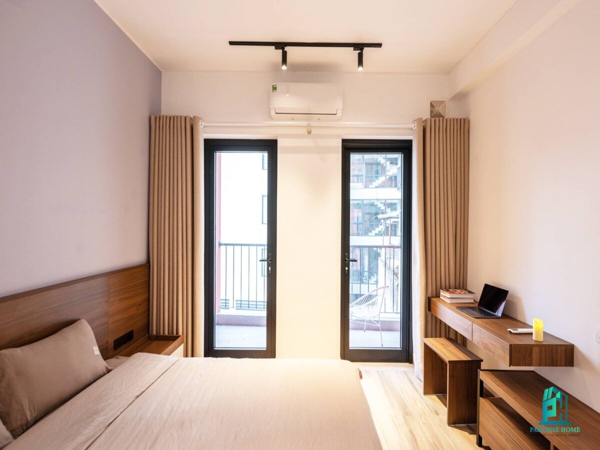 Homey 1BD serviced apartment in Tu Hoa Str for rent (9)
