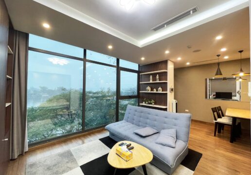 Cozy 1-bedroom apartment with lake view for rent at Tran Vu, Truc Bach, Ba Dinh (1)