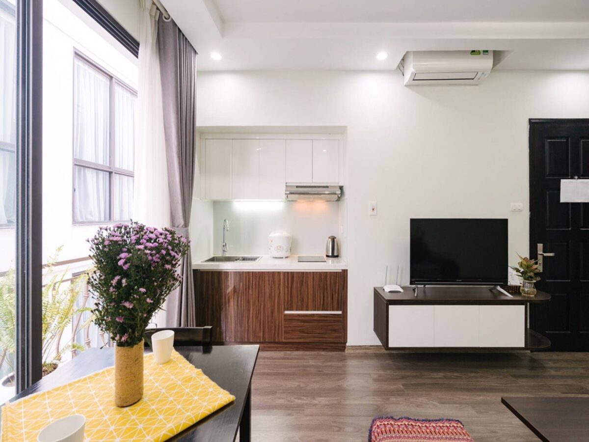 Nice Scandinavian-style 1 bedroom in Tay Ho for rent (6)