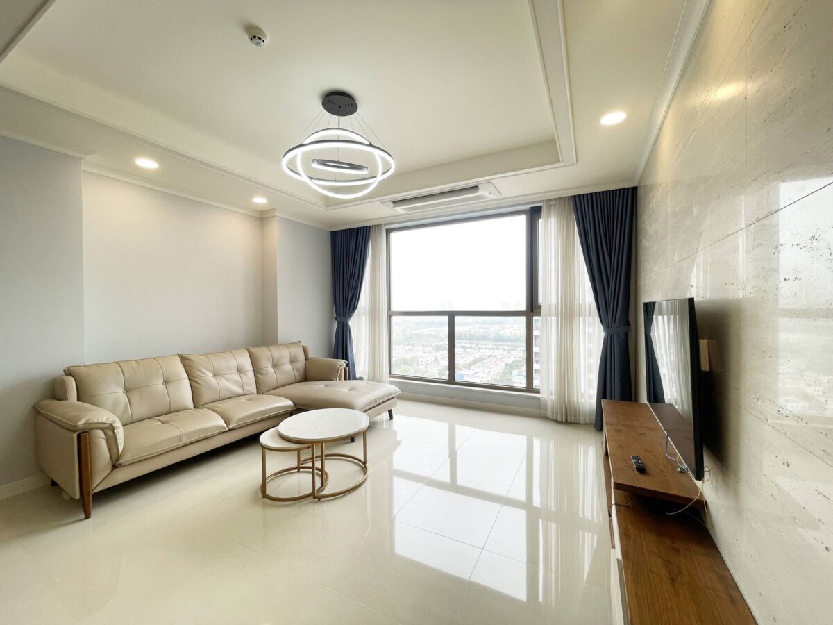 Nice 3BDs apartment with open lake view in Starlake Hanoi apartment for rent (3)