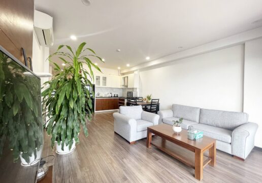 Rooftop serviced apartment with great lake view for rent in Xuan Dieu (1)