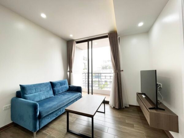 Very airy 2-bedroom serviced apartment for rent in Tay Ho street, Westlake Hanoi (1)