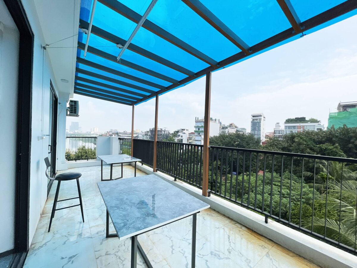 Bright big-balcony 1BR apartment for rent in To Ngoc Van Street (12)