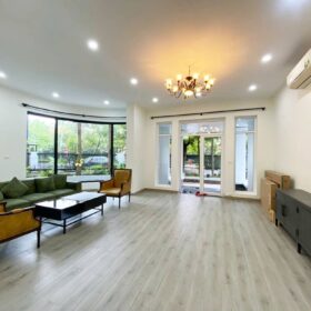 New corner pool villa in Ciputra with a spacious garden for rent (1)