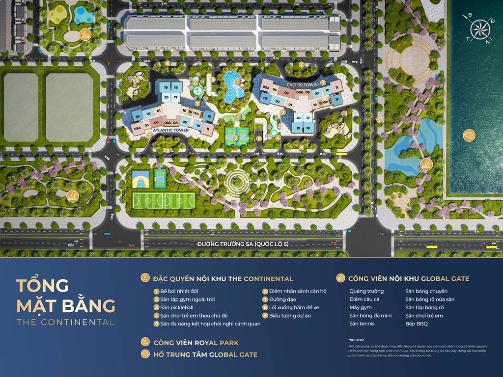 IMPERIA SIGNATURE CO LOA – THE CONTINENTAL 29 Masterplan of utilities at Imperia Signature Co Loa - The Continental