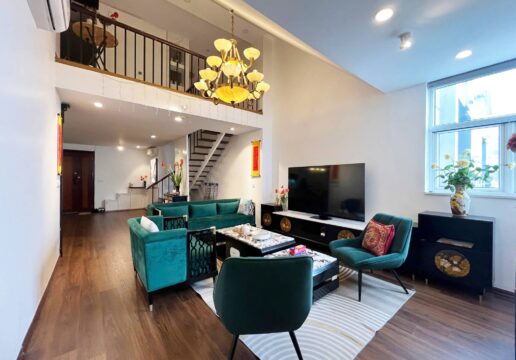 Splendid 3-bedroom penthouse at G2 Ciputra for rent (1)