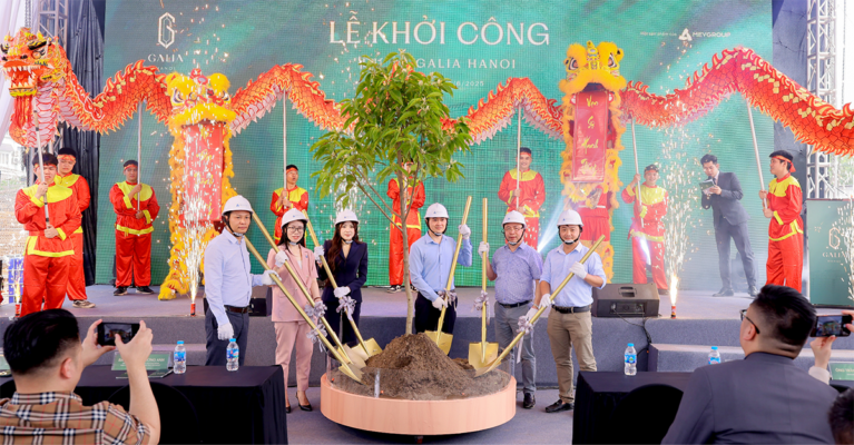Groundbreaking ceremony of Galia Hanoi - a new living symbol in the South of the Capital