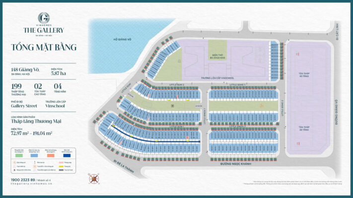 MASTER PLAN OF VINHOMES THE GALLERY PROJECT