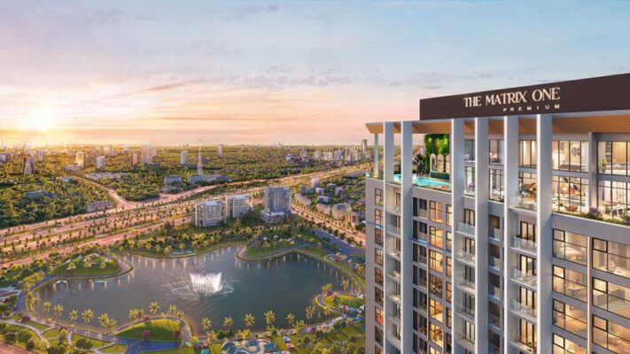 Unobstructed view from Sky Apartments at The Matrix One Premium.