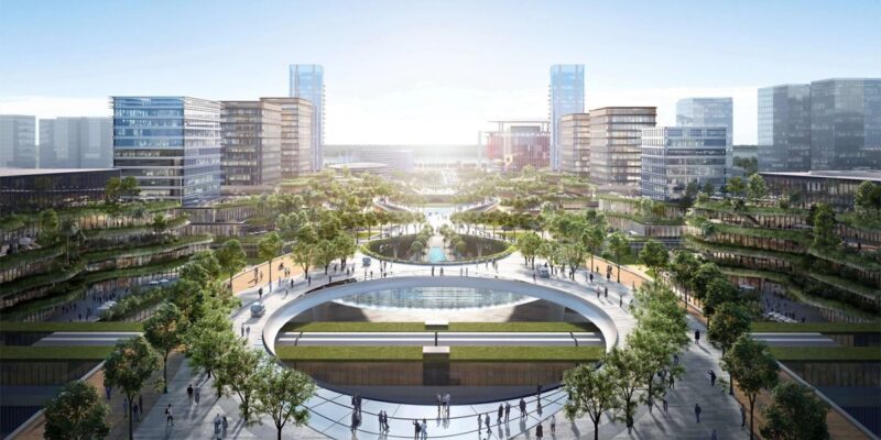 Tay Ho Tay CBD - a "magnet" attracting real estate investors in Hanoi 3 West Lake is the most modern, synchronous and methodical CBD in the capital (Source Specialized Construction Investment Project Management Board - Ministry of Construction)