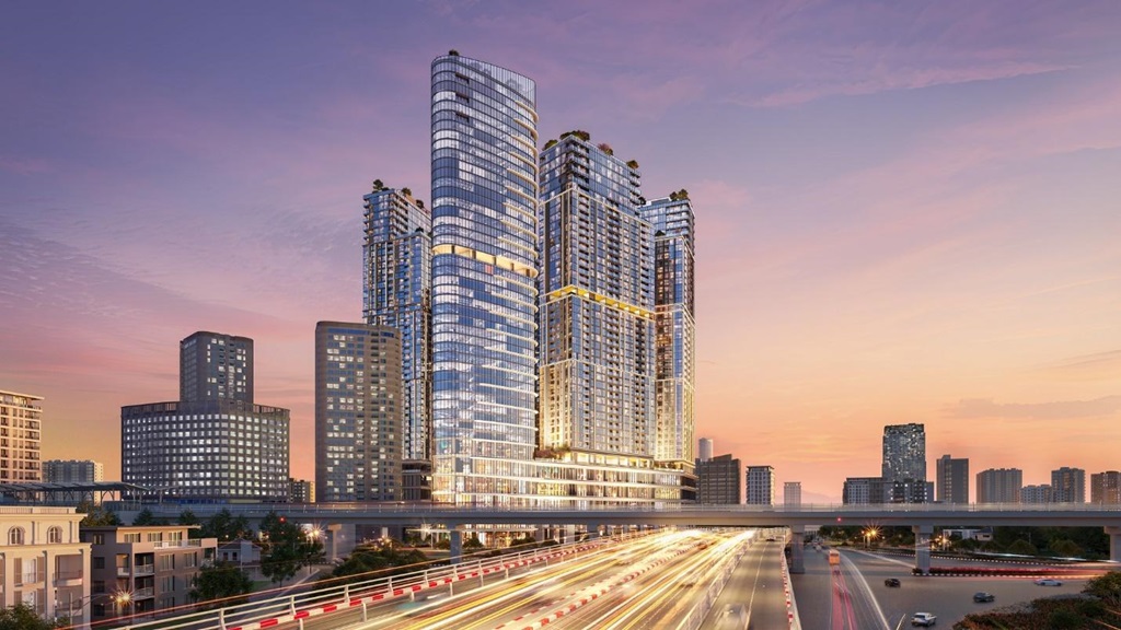Sun Feliza Suites: Sun Group's luxury apartment masterpiece launched in Hanoi real estate market 2 Sun Feliza Suites is located in a prime location in the center of Cau Giay, Hanoi.