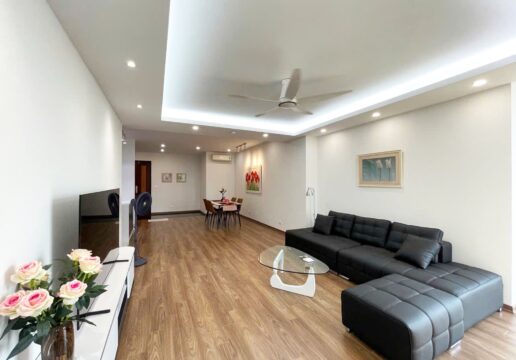 Beautiful modern 3-bedroom apartment at E5 Ciputra for rent (1)