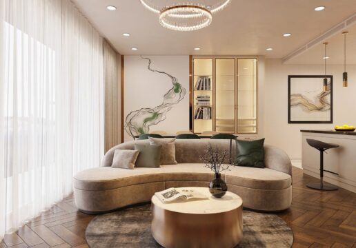 Lavish 2-bedroom1-office-room apartment in Epic Tower for rent (1)