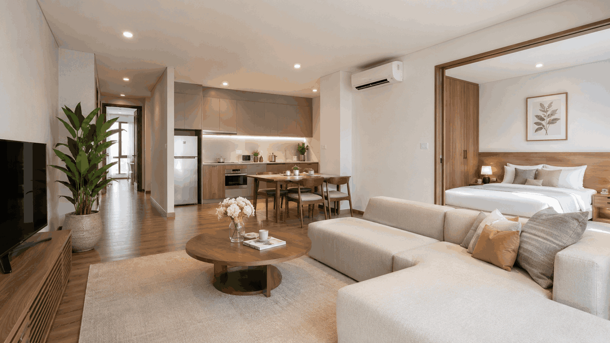 Serviced Apartment vs Regular Apartment in Hanoi: Which One Is Better for Expats? 2 What Is a Serviced Apartment in Hanoi (1)