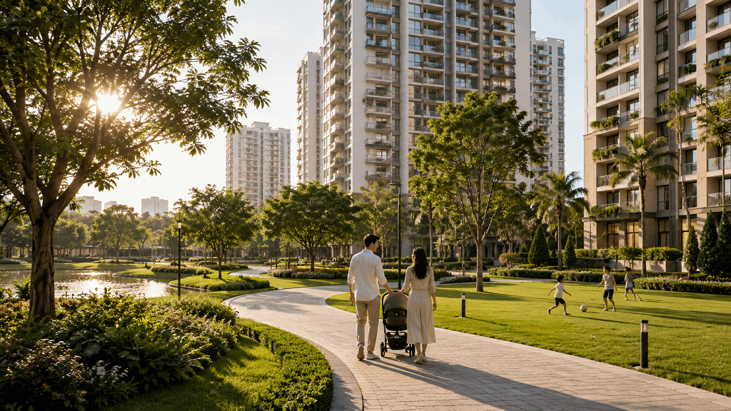 Best Apartments near UNIS Hanoi | Expat Family Guide 2 Green family apartment compound - Ciputra lifestyle