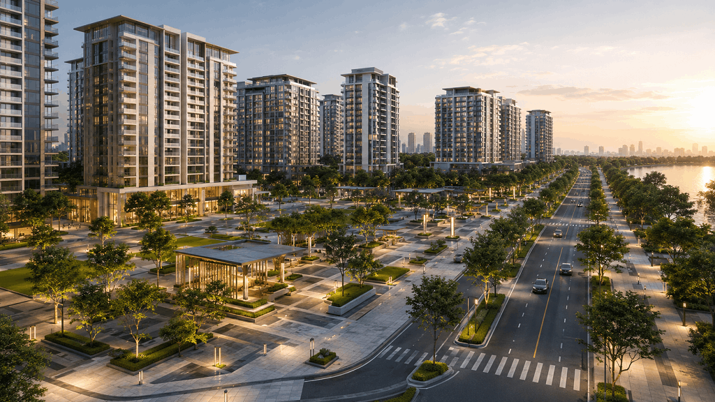 Best Apartments near UNIS Hanoi | Expat Family Guide 3 Modern apartment towers in Starlake Tay Ho Tay