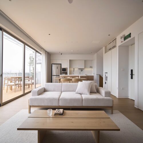 Rustic 3-bedroom duplex apartment in Quang Khanh, Tay Ho Westlake for rent (1)