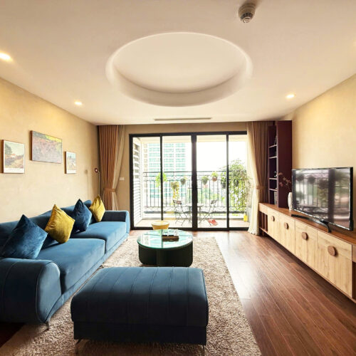 Jackie Realtor | Hanoi Real Estate Agency for Expats & Investors 6 Homely rustic 2-bedroom apartment in D’ Le Roi Soleil for rent (1)