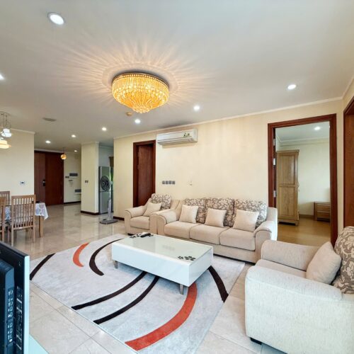 Cheap 3-bedroom apartment in Ciputra Hanoi for rent (1)