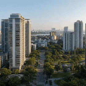 Diplomatic Corps Hanoi apartments and green residential spaces west of West Lake