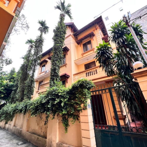 Jackie Realtor | Hanoi Real Estate Agency for Expats & Investors 8 Old French-style pool villa for rent at alley No. 52 To Ngoc Van, Tay Ho, Hanoi (1)