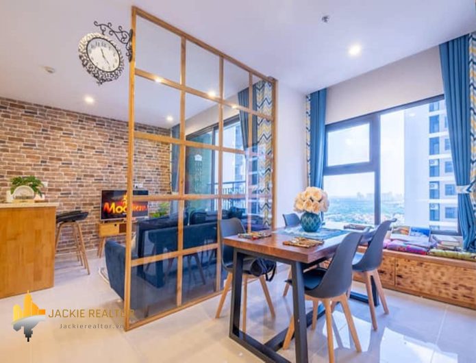 Amazing colorful 2BRs apartment for rent in Vinhomes Ocean Park (1)