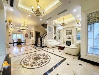 Beautiful 3-storey garden house for rent in Vinhomes Riverside (4)