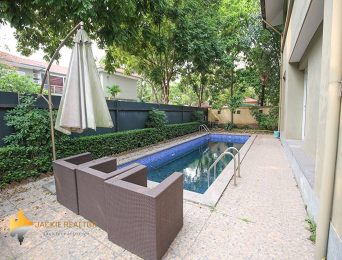 Beautiful grand pool & garden 3BRs villa for rent in Tay Ho Westlake (3)