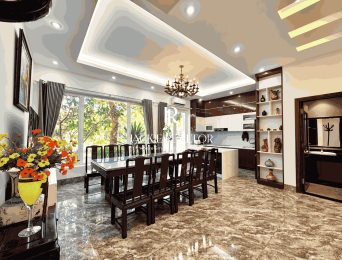 Beautiful semi-detached villa for rent in Vinhomes Riverside (4)