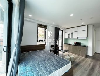 Bright big-balcony 1BR apartment for rent in To Ngoc Van Street (3)