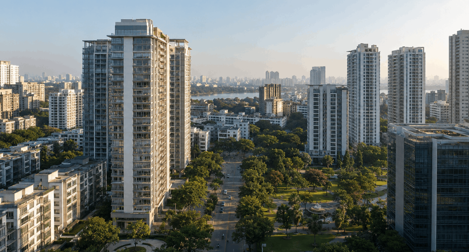 Diplomatic Corps Hanoi apartments and green residential spaces west of West Lake